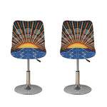 Aboriginal Indigenous Sunset Art Print Bar Stool Covers