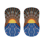 Aboriginal Indigenous Sunset Art Print Bar Stool Covers