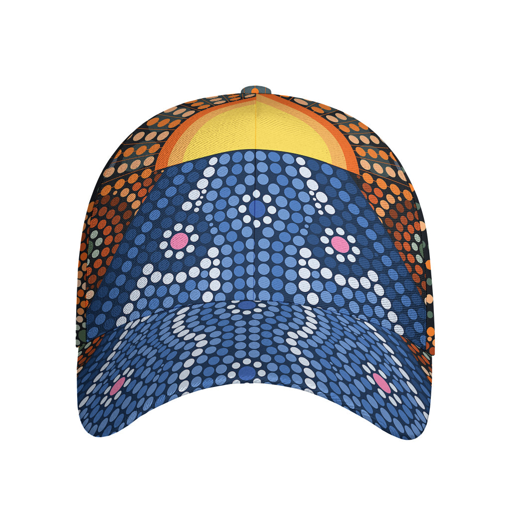 Aboriginal Indigenous Sunset Art Print Baseball Cap