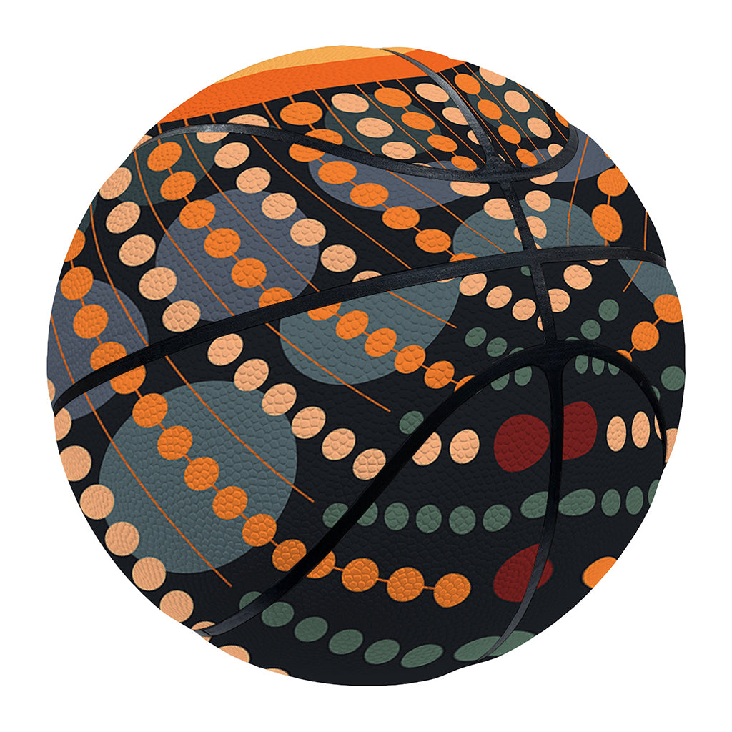 Aboriginal Indigenous Sunset Art Print Basketball