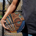 Aboriginal Indigenous Sunset Art Print Basketball