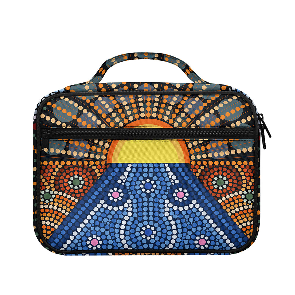 Aboriginal Indigenous Sunset Art Print Briefcase Bible Bag