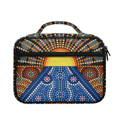 Aboriginal Indigenous Sunset Art Print Briefcase Bible Bag