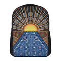 Aboriginal Indigenous Sunset Art Print Casual Backpack