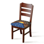 Aboriginal Indigenous Sunset Art Print Chair Cushion Cover