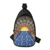 Aboriginal Indigenous Sunset Art Print Chest Bag