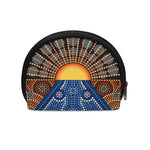 Aboriginal Indigenous Sunset Art Print Coin Purse