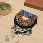 Aboriginal Indigenous Sunset Art Print Coin Purse