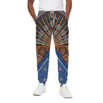 Aboriginal Indigenous Sunset Art Print Cotton Pants