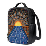 Aboriginal Indigenous Sunset Art Print Crossbody Lunch Bag