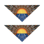 Aboriginal Indigenous Sunset Art Print Dog Bandana