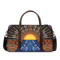 Aboriginal Indigenous Sunset Art Print Duffel Bag
