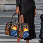 Aboriginal Indigenous Sunset Art Print Duffle Bag