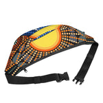 Aboriginal Indigenous Sunset Art Print Fanny Pack