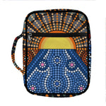Aboriginal Indigenous Sunset Art Print Front Pocket Bible Bag