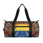 Aboriginal Indigenous Sunset Art Print Gym Bag