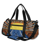 Aboriginal Indigenous Sunset Art Print Gym Bag