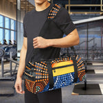 Aboriginal Indigenous Sunset Art Print Gym Bag