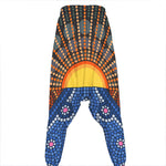 Aboriginal Indigenous Sunset Art Print Hammer Pants