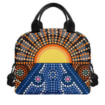 Aboriginal Indigenous Sunset Art Print Insulated Lunch Bag