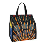 Aboriginal Indigenous Sunset Art Print Insulated Lunch Tote