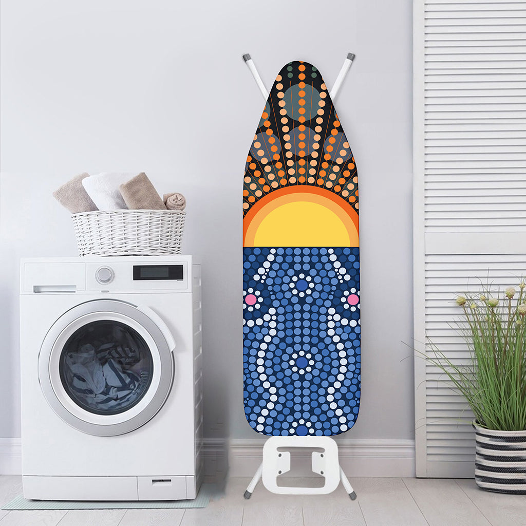Aboriginal Indigenous Sunset Art Print Ironing Board Cover