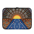 Aboriginal Indigenous Sunset Art Print Laptop Sleeve