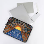 Aboriginal Indigenous Sunset Art Print Laptop Sleeve