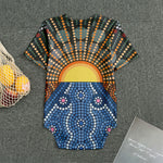Aboriginal Indigenous Sunset Art Print Men's Bodysuit