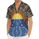 Aboriginal Indigenous Sunset Art Print Men's Deep V-Neck Shirt