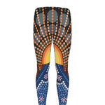 Aboriginal Indigenous Sunset Art Print Men's leggings