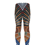 Aboriginal Indigenous Sunset Art Print Men's leggings