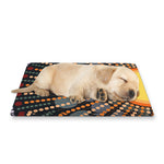 Aboriginal Indigenous Sunset Art Print Pet Cooling Mat Cover