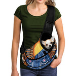 Aboriginal Indigenous Sunset Art Print Pet Sling Carrier