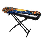 Aboriginal Indigenous Sunset Art Print Piano Keyboard Cover