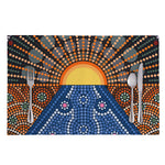Aboriginal Indigenous Sunset Art Print Placemat