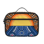 Aboriginal Indigenous Sunset Art Print Portable Lunch Bag