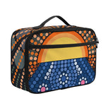Aboriginal Indigenous Sunset Art Print Portable Lunch Bag