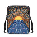 Aboriginal Indigenous Sunset Art Print Rectangular Crossbody Bag