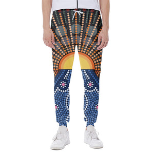 Aboriginal Indigenous Sunset Art Print Scuba Joggers