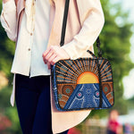 Aboriginal Indigenous Sunset Art Print Shoulder Strap Bible Bag