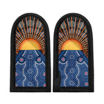 Aboriginal Indigenous Sunset Art Print Skillet Handle Cover