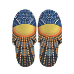 Aboriginal Indigenous Sunset Art Print Slippers