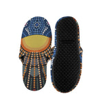 Aboriginal Indigenous Sunset Art Print Slippers