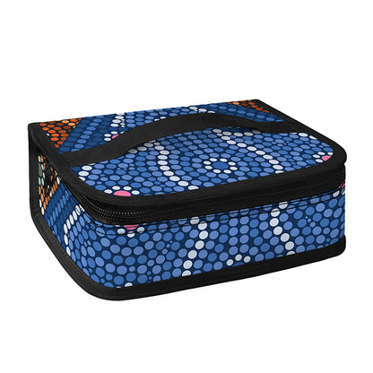 Aboriginal Indigenous Sunset Art Print Small Lunch Bag