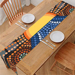 Aboriginal Indigenous Sunset Art Print Table Runner
