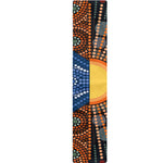Aboriginal Indigenous Sunset Art Print Table Runner