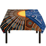 Aboriginal Indigenous Sunset Art Print Tablecloth