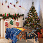 Aboriginal Indigenous Sunset Art Print Tablecloth
