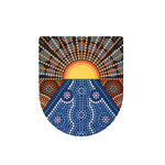 Aboriginal Indigenous Sunset Art Print Toilet Lid Cover